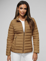 Куртка жіноча Темно-Бежева OZONEE JS/16M9109/84