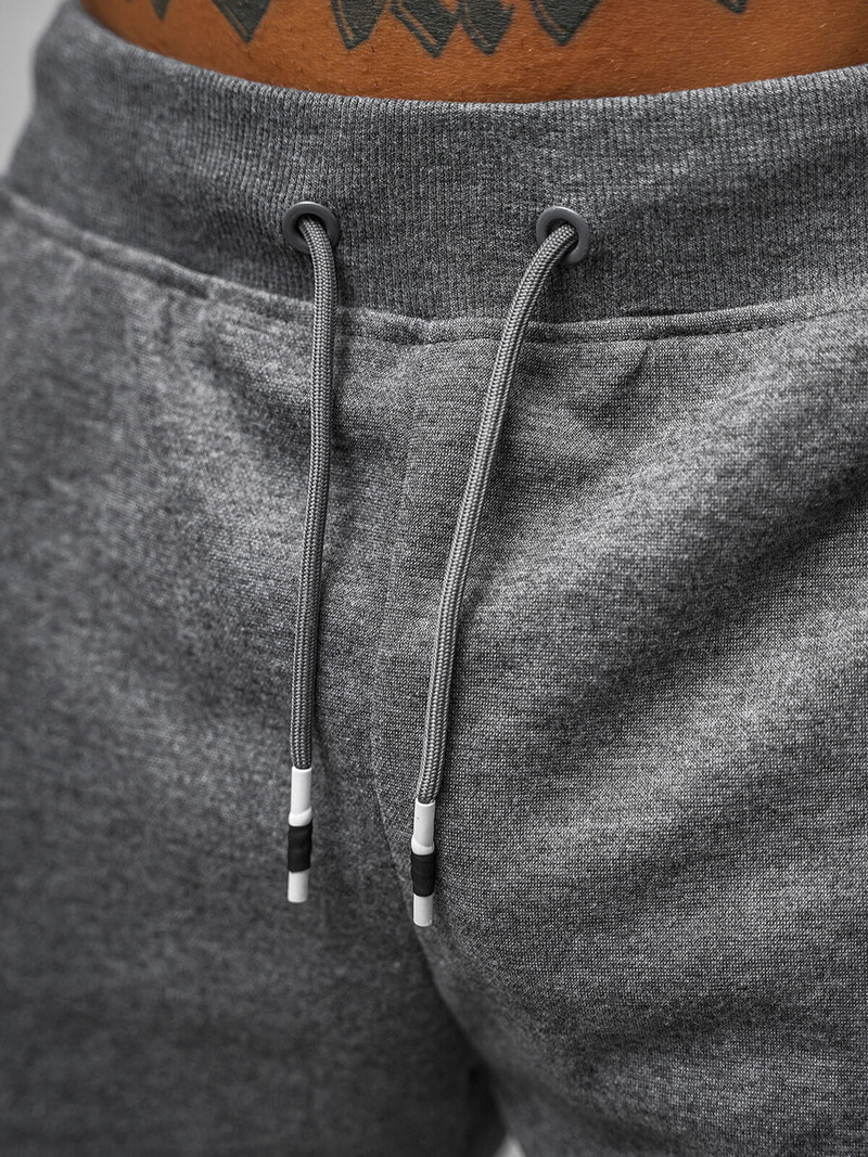 Spodnie dresowe męskie grafitowe OZONEE JS/8K209