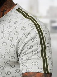 Чоловічий короткий спортивний костюм Яскраво-ciрий OZONEE O/QQ1608AB