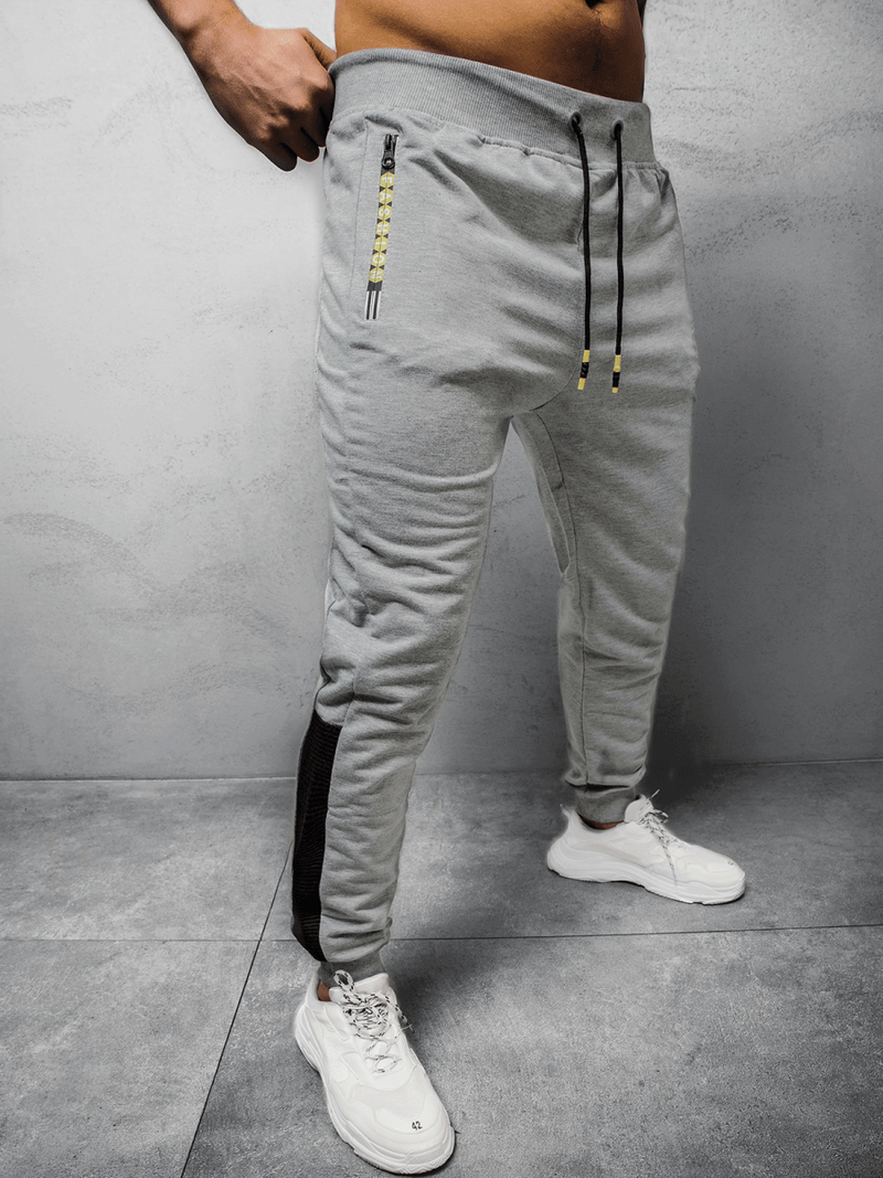 Spodnie dresowe męskie szare OZONEE JS/68K10210