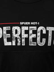 T-Shirt męski czarny OZONEE JS/SS10908