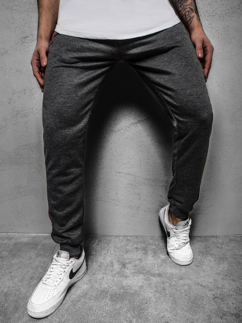 Штани спортивні чоловічі Темно-сірі OZONEE JS/JZ11027Z