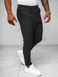 Spodnie męskie chino czarne OZONEE O/K963SP