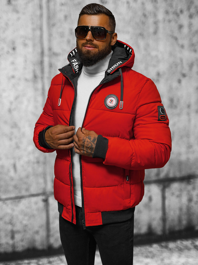 Куртка Чоловіча Червона OZONEE JS/84M3029/275