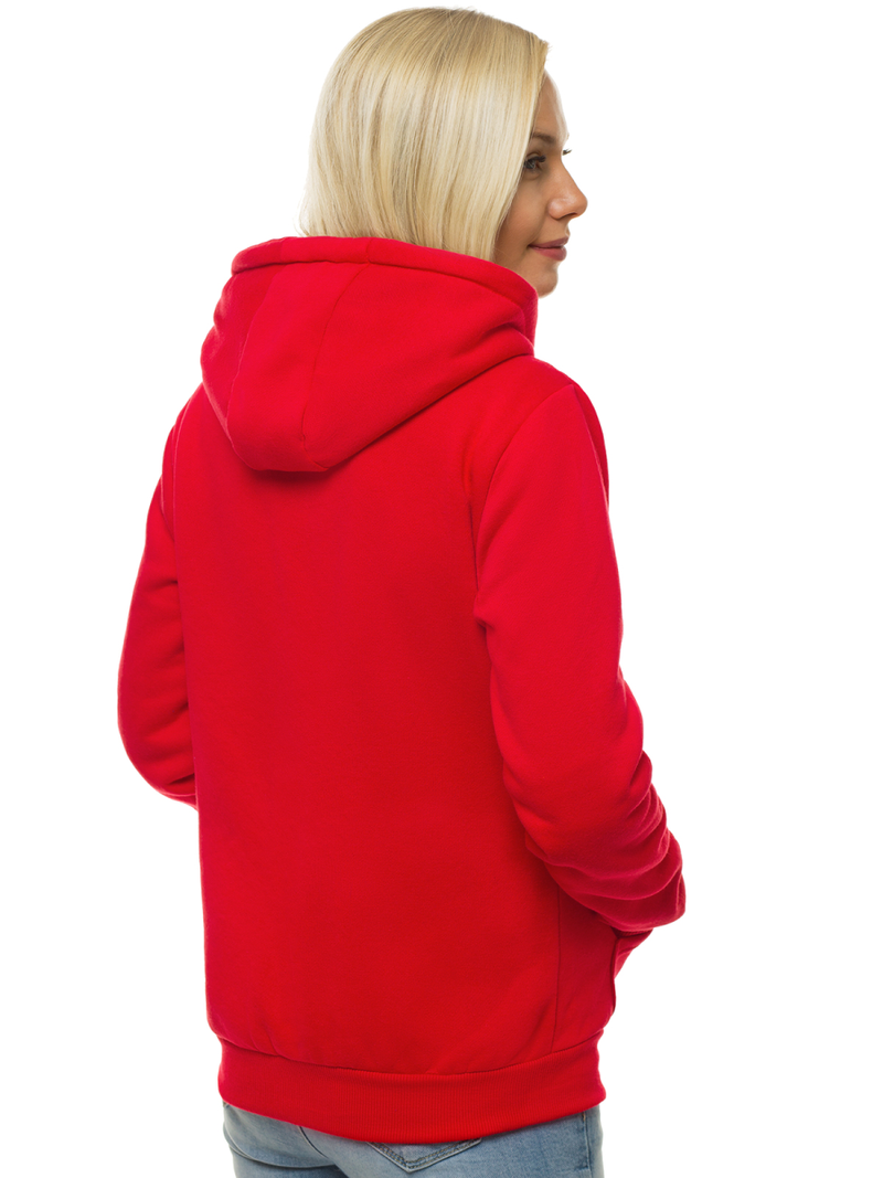 Bluza rozpinana damska czerwona OZONEE JS/W03Z