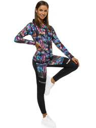 Komplet sportowy dwuczęściowy damski kolorowy OZONEE O/MS021