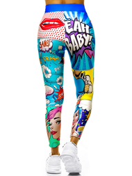 Legginsy damskie kolorowe OZONEE O/20936