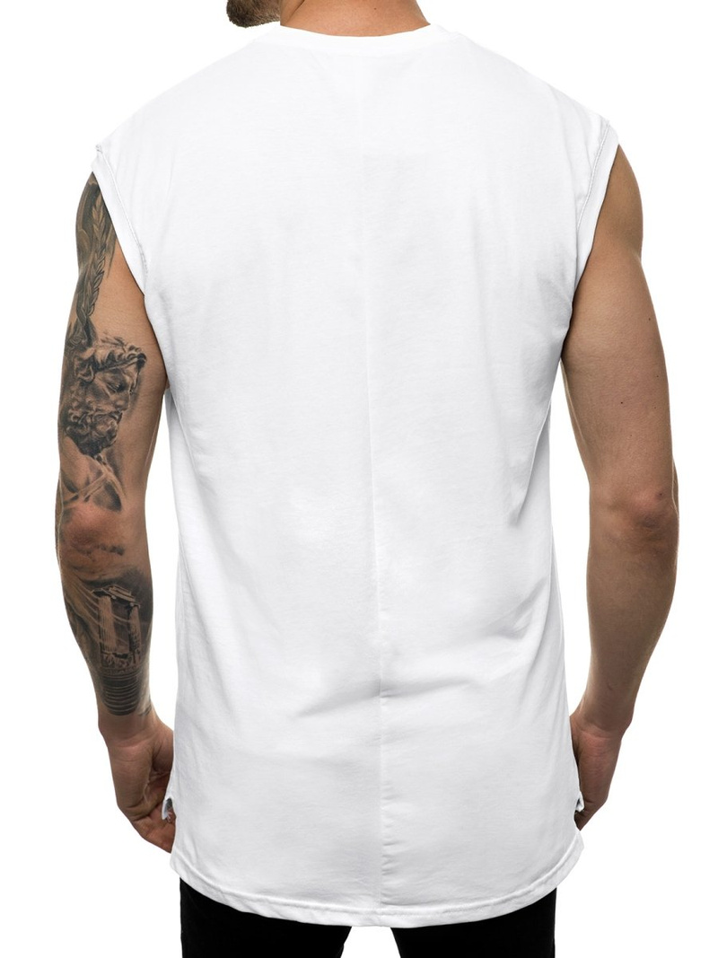 Майка чоловіча Бiлий OZONEE MACH/M1210