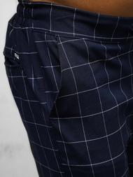 Spodnie męskie chino joggery granatowe OZONEE DJ/2275/22