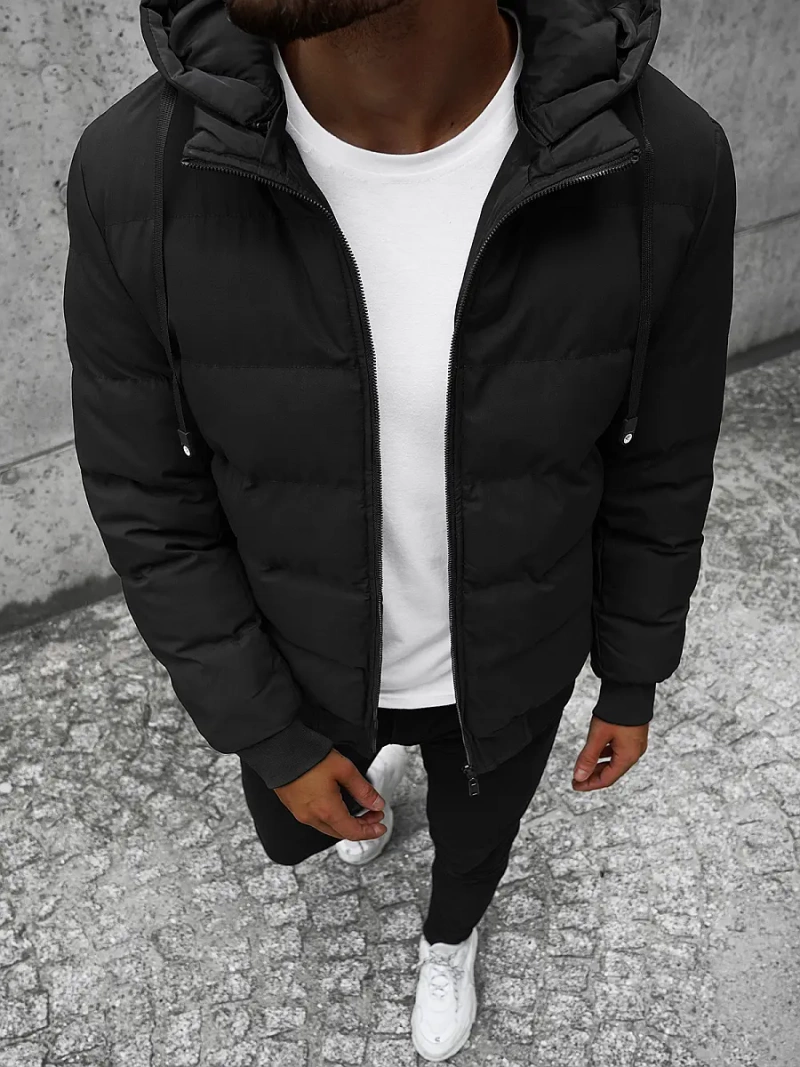 Чоловіча зимова куртка Чорна OZONEE JS/M761/392