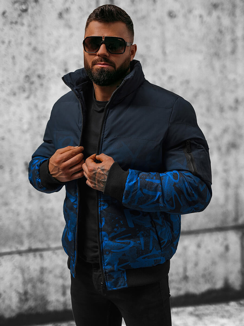 Куртка чоловіча Темно-Синя OZONEE JS/27M8102