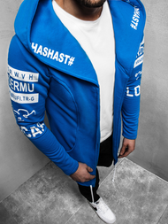 Bluza męska niebieska OZONEE A/11110Z