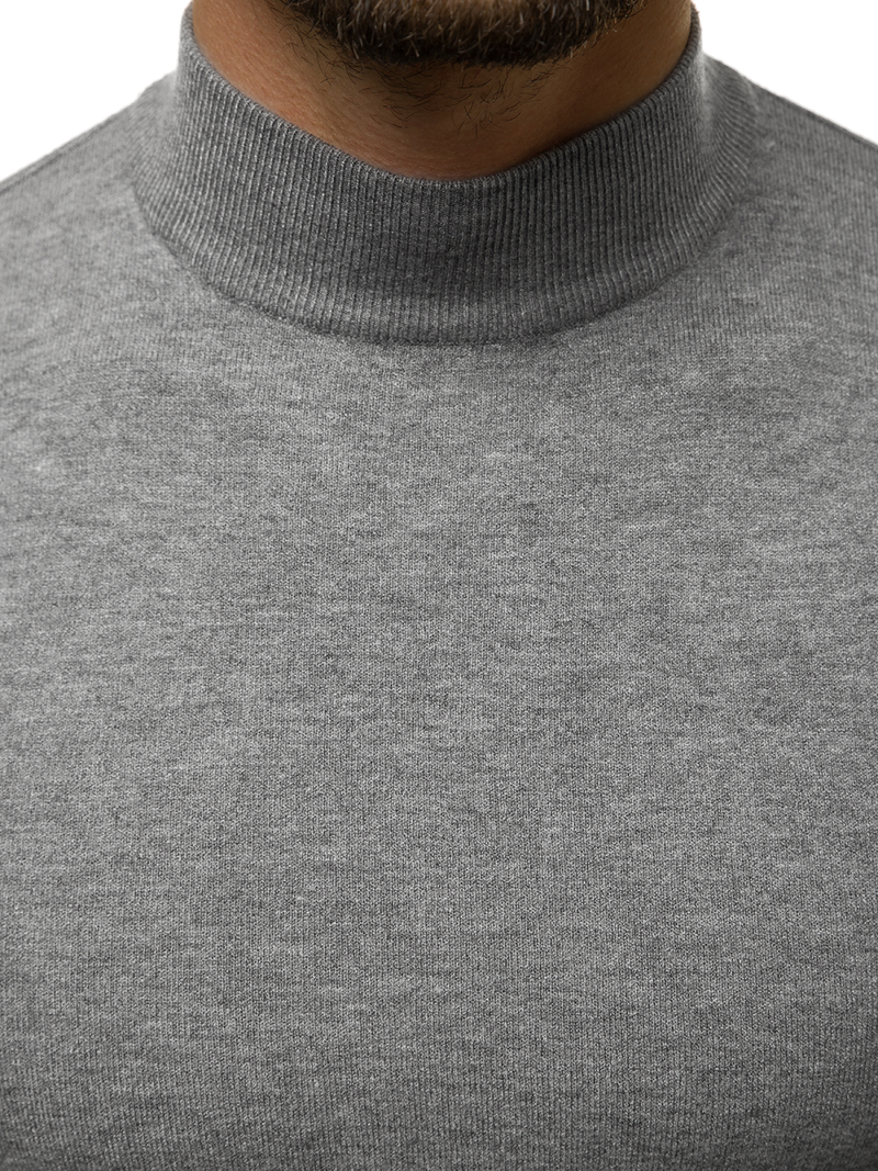 Светр чоловічій Сiрий OZONEE TMK/YY05/3