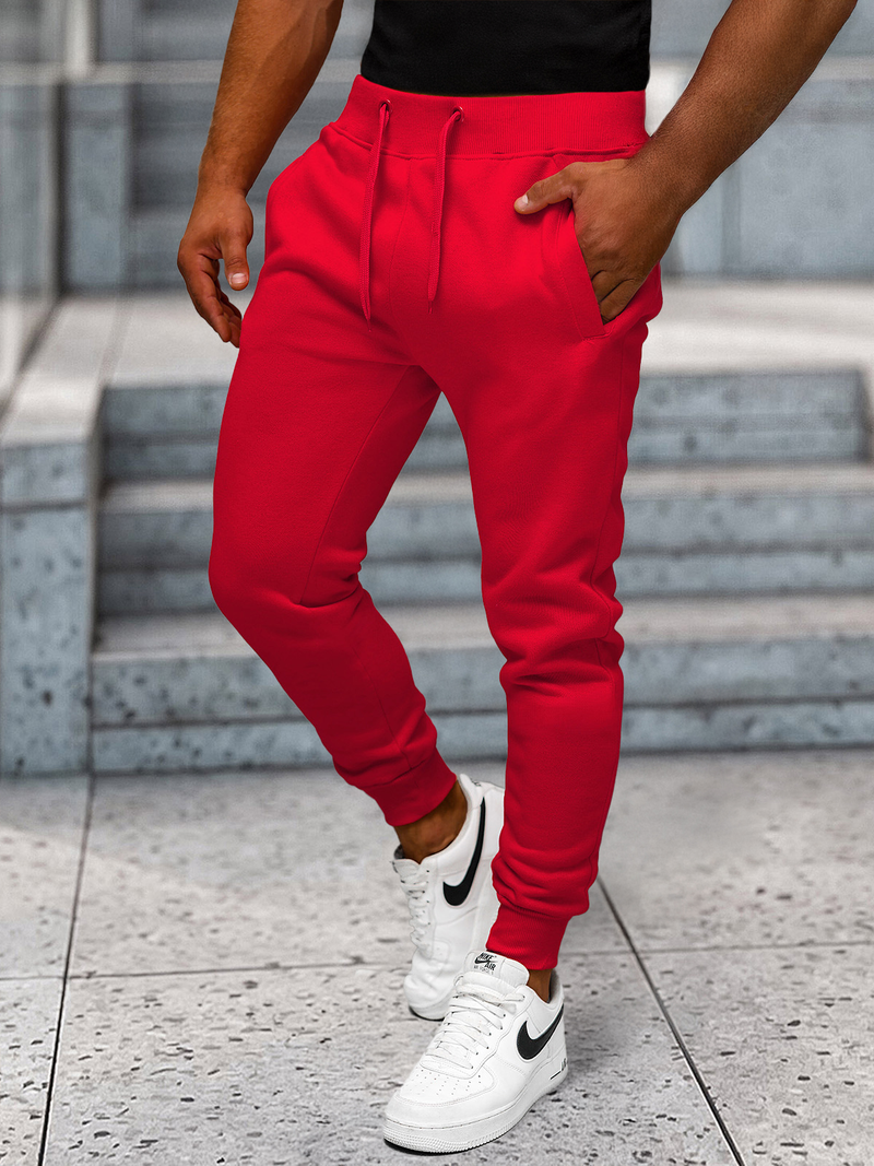 Штани Cпортивні Чоловічі Темно-Червонi OZONEE JS/XW01/59Z