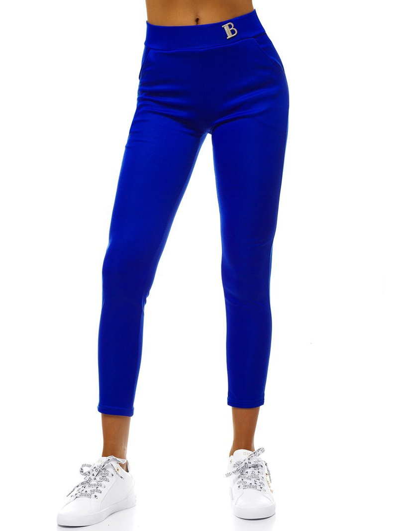 Legginsy damskie niebieskie OZONEE JS/1026/D9