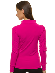 Bluza damska rozpinana ciemno-różowa OZONEE JS/HD151/19