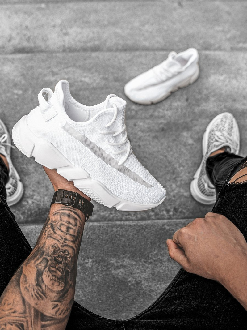 Sneakersy białe/01 OZONEE O/503