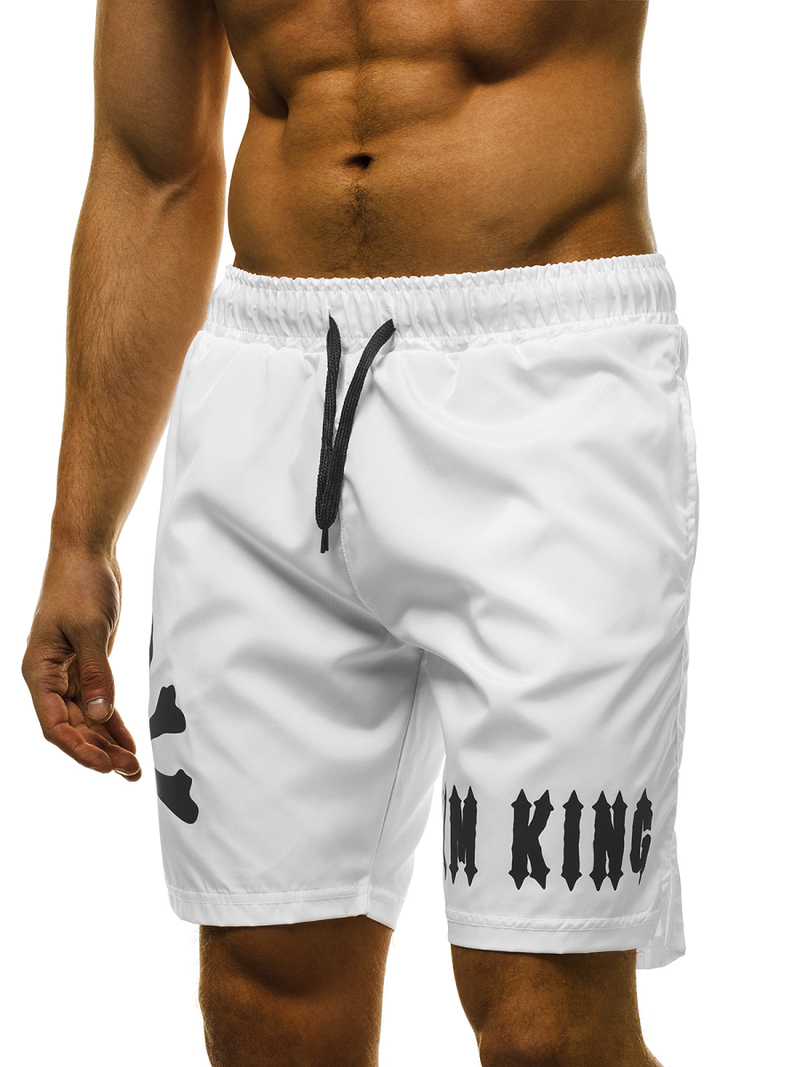 Spodenki męskie białe OZONEE O/1011