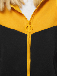Жіноча Толстовка Жовто-Чорна OZONEE JS/KSW3003