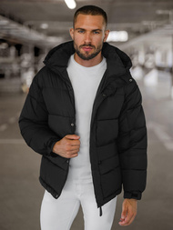 Куртка чоловіча чорна OZONEE JS/31M5008Z