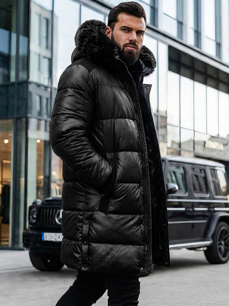 Куртка чоловіча Чорна OZONEE O/M800