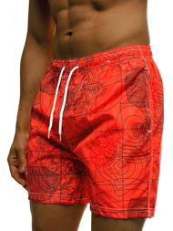 Spodenki kąpielowe męskie koralowe OZONEE JS/ST073