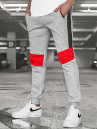 Spodnie dresowe męskie szare OZONEE JS/K10019SP