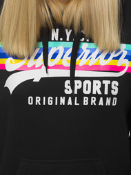 Жіноча Толстовка Чорна OZONEE JS/KSW2009