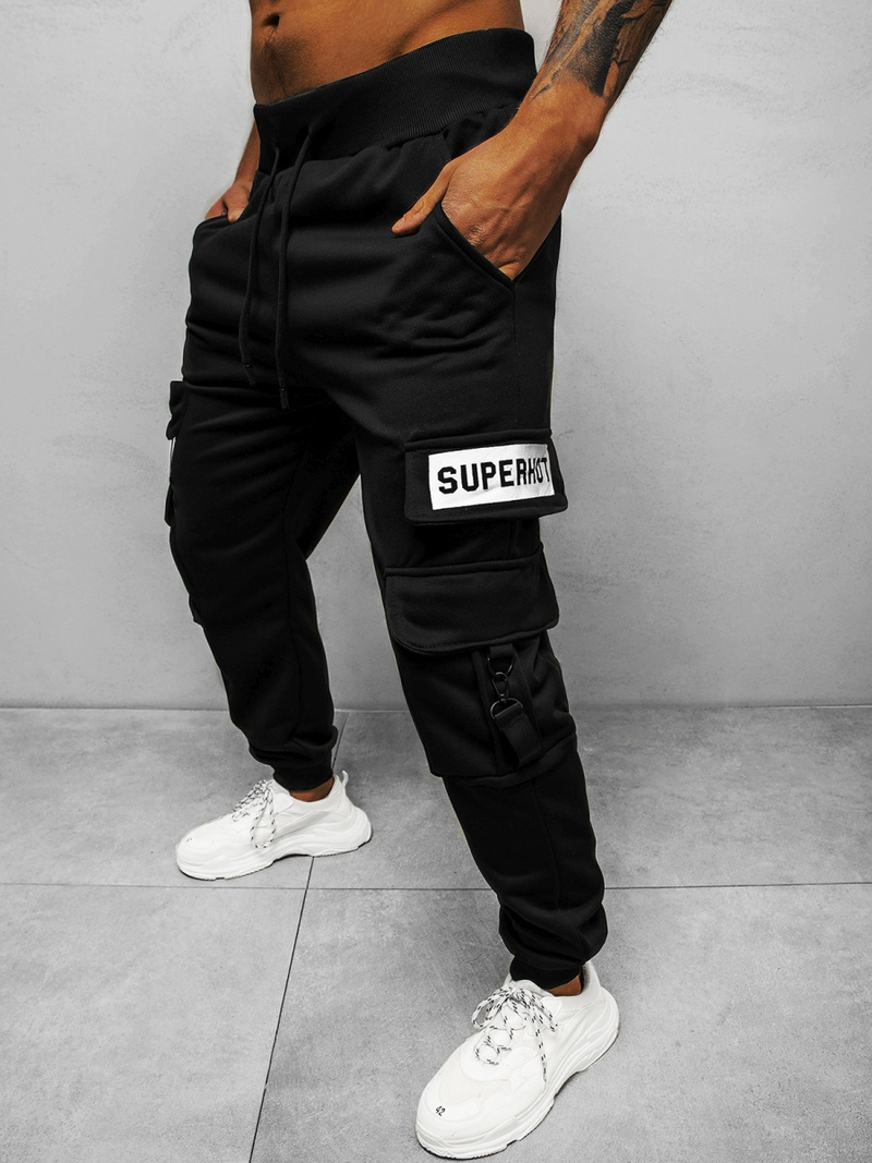 Штани спортивні чоловічі Чорнi OZONEE O/HS7050