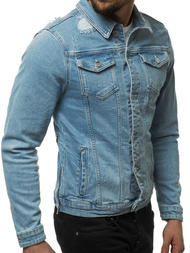 Kurtka jeans męska niebieska OZONEE G/602