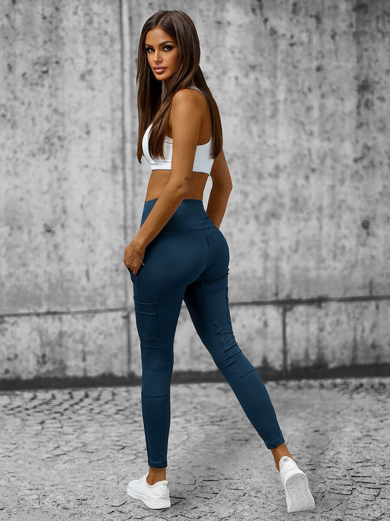 Legginsy damskie indygo OZONEE O/YY9259