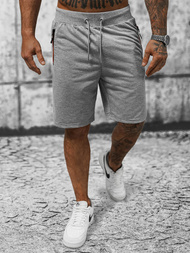 Spodenki dresowe męskie szare OZONEE JS/8K290