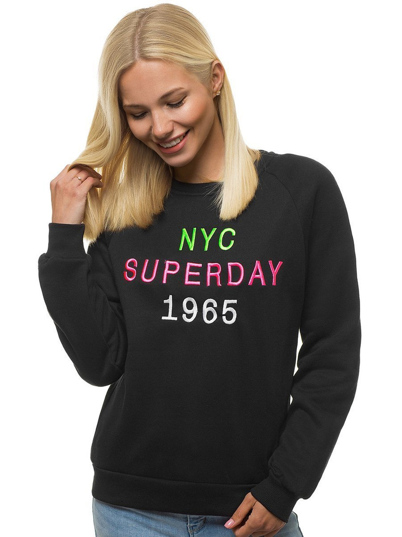 Жіноча Толстовка Чорна OZONEE JS/KSW1001