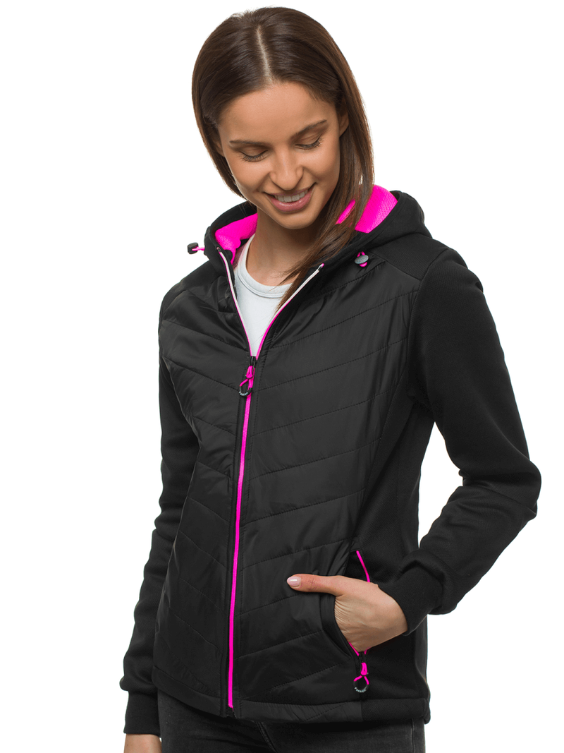Куртка жіноча Чорна OZONEE JS/KSW4011