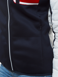 Куртка жіноча Бiло-Темно синiй OZONEE JS/KSW4006