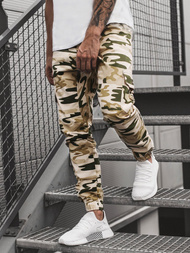 ATHLETIC 404 Штани чоловічі джоггери Бежевi