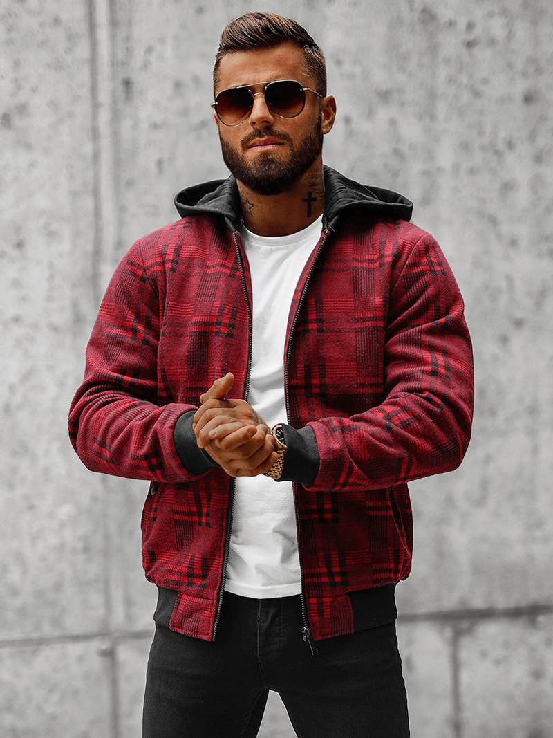 Куртка чоловіча Червона OZONEE O/3A58