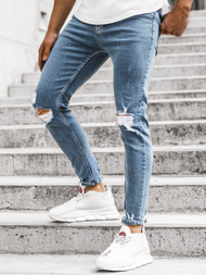 Spodnie jeansowe męskie niebieskie OZONEE DP/588/R1