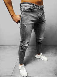 Spodnie jeansowe męskie szare OZONEE NB/MP0002G