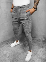 Чоловічі штани чинос графіт OZONEE DJ/2287/22