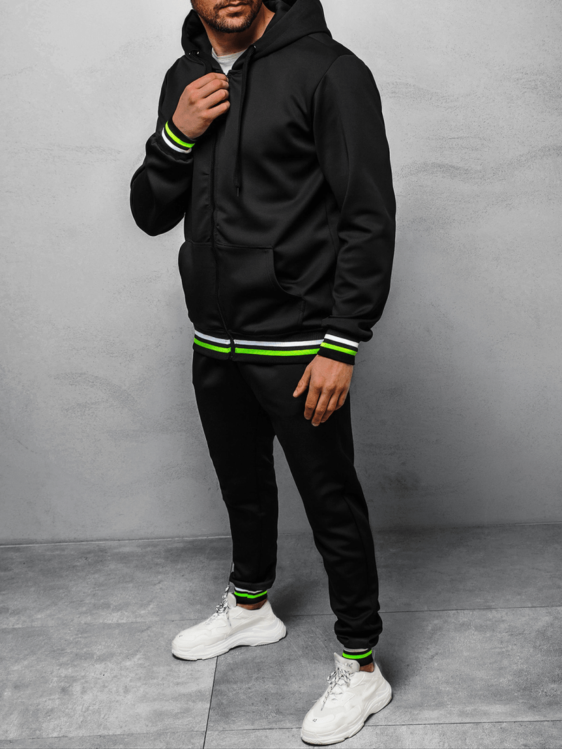 Спортивний костюм чоловічій Чорний OZONEE JS/68C10255