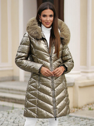 Куртка жіноча золото OZONEE JS/16M9100/403Z