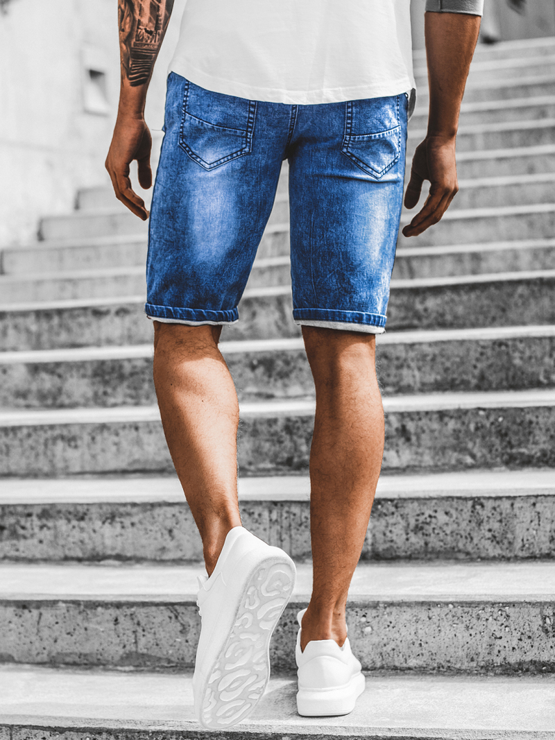 Шорти джинсові чоловічі Синi OZONEE RF/HY341/1