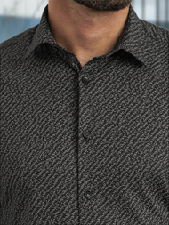 Cорочка чоловіча чорна OZONEE V/V184