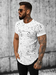 T-shirt męski biały OZONEE O/P1113