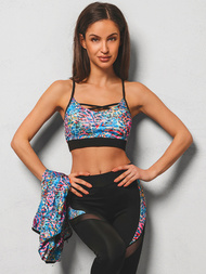 Жіночий спортивний костюм з трьох частин Кольоровий OZONEE O/MS04Z