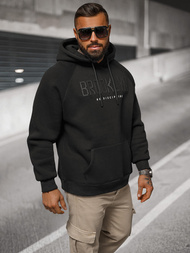 Толстовка чорна OZONEE O/SWE23040Z