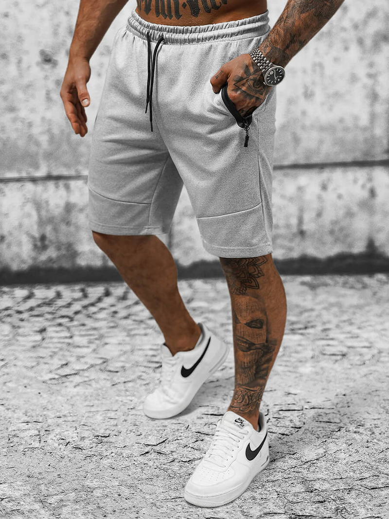 Шорти чоловічі Сiрий OZONEE JS/8K929