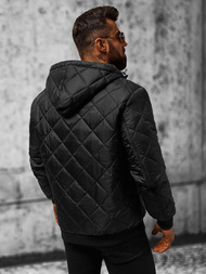 Kurtka męska czarna OZONEE JS/MY21Z