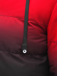 Чоловіча зимова куртка Червоно/Чорна OZONEE JS/M760/270